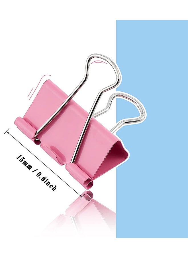 Ant 60 Pieces Combination Office Supplies, Binder Clips, Color Office Clips Set, Color Clips,Used for Office and School Supplies, 15mm  - Image 2