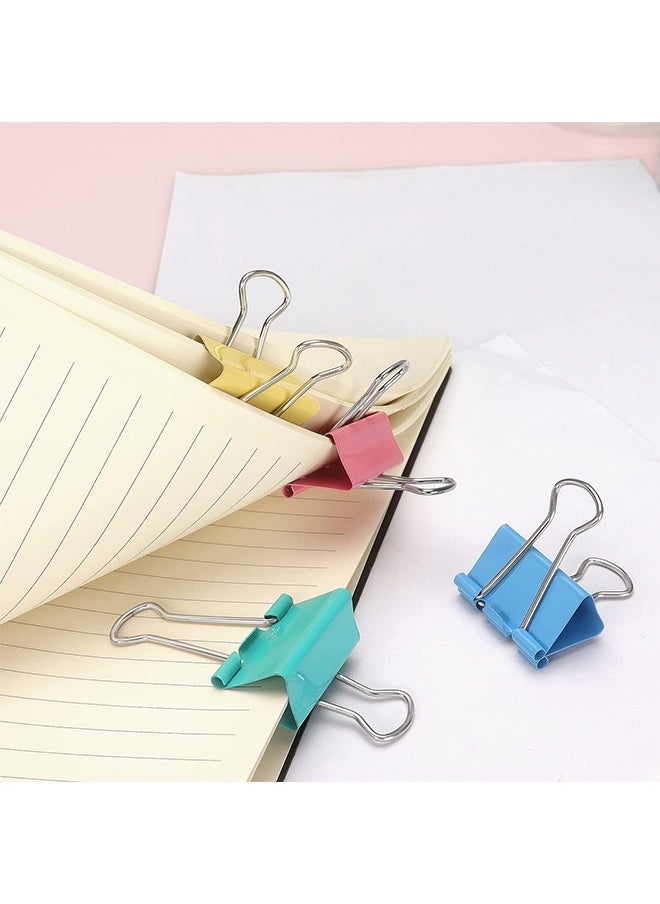 Ant 60 Pieces Combination Office Supplies, Binder Clips, Color Office Clips Set, Color Clips,Used for Office and School Supplies, 15mm  - Image 5