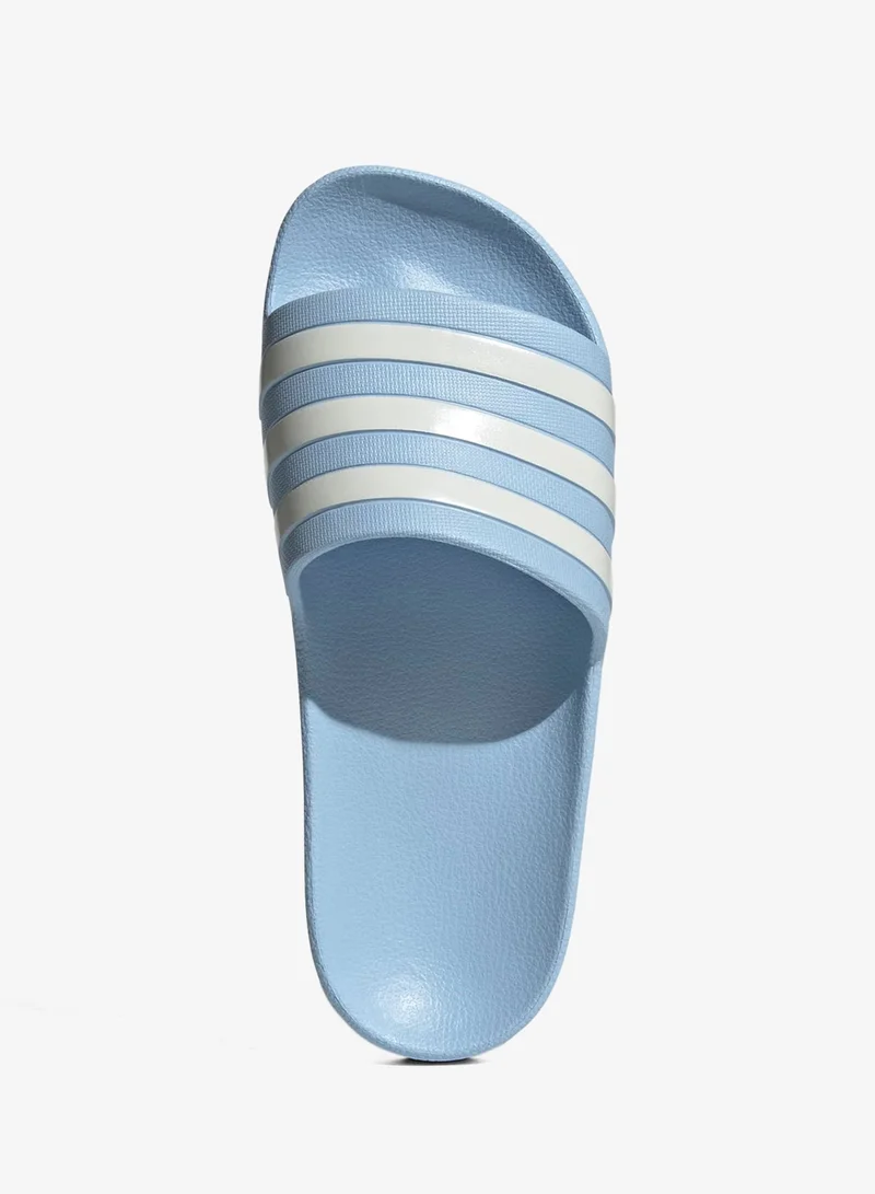 Adidas Blue Adilette Aqua Slides for Women | Best Price UAE