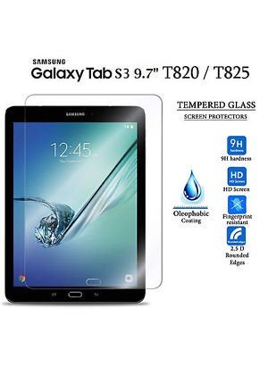 Elica ELICA Tempered Glass with Wet and Dry Cloth for Samsung Galaxy Tab S3 SMT820 T825  - Image 2