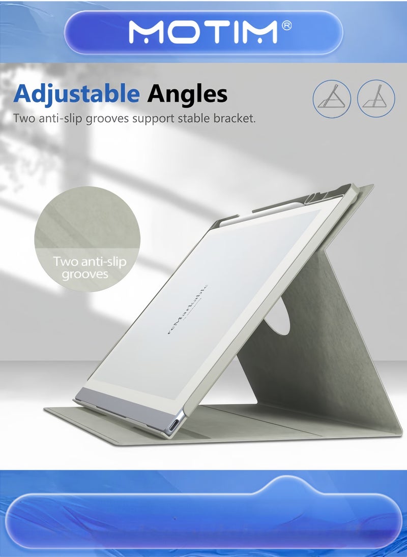 Motim E-Book Case for 10.3-inch Remarkable 2 (2020) Multi-Angle Adjustable with Pen Slot - Image 2