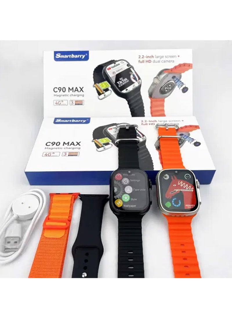 Smartberry C90 Max Android Smartwatch with Dual Camera - pzsku/Z2119C45B28EAEB338AD9Z/45/_/1721914418/abf64946-c0f3-41a3-8c6a-f1c2aea02285