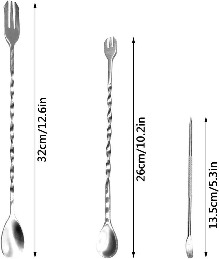 ACKLLR 36 Pcs Coffee Art Maker Set, 32 Pieces Coffee Decorating Stencils Barista Template + 2 Latte Pen + 2 Pack Spiral Pattern Mixing Spoon Fork 2 in 1 for Mousse Cake Birthday Party Bar Espresso - Image 2