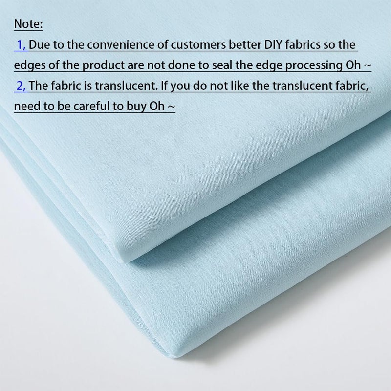 MaiMaiSuan 60" Wide Light Blue Chiffon Fabric by The Yard Soft Sheer Fabric for Wedding Arch Draping Fabric,Bridal Wedding Dress Sewing DIY,1 Yard - Image 4