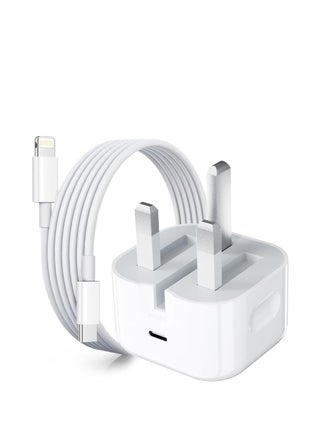 Charger,20W PD USB C Charging Plug with 1M Lightning Cable for  14 13 12 11 Pro Max XR XS X, - pzsku/Z2119E13CC89837105C6FZ/45/1747648390/43ed58b1-a937-4b1a-9f31-8554fab3f202