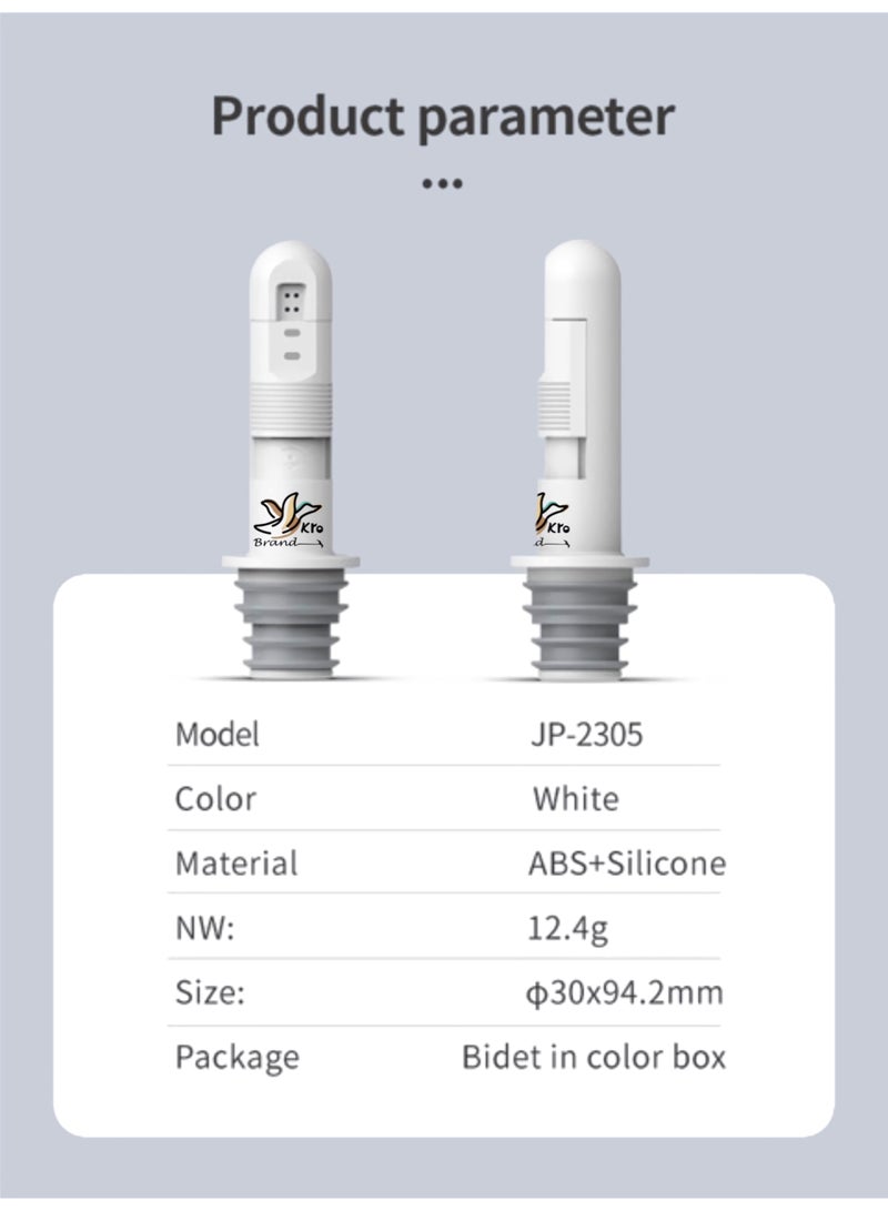 شطاف السفر Portable travel Bidet Attachment for Water Bottles, multiple pressure levels, suitable for all bottles Sizes شطاف المسافر والرحلات Designed for strong pressure  - Image 4