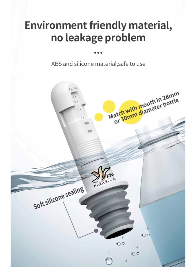 شطاف السفر Portable travel Bidet Attachment for Water Bottles, multiple pressure levels, suitable for all bottles Sizes شطاف المسافر والرحلات Designed for strong pressure  - Image 5