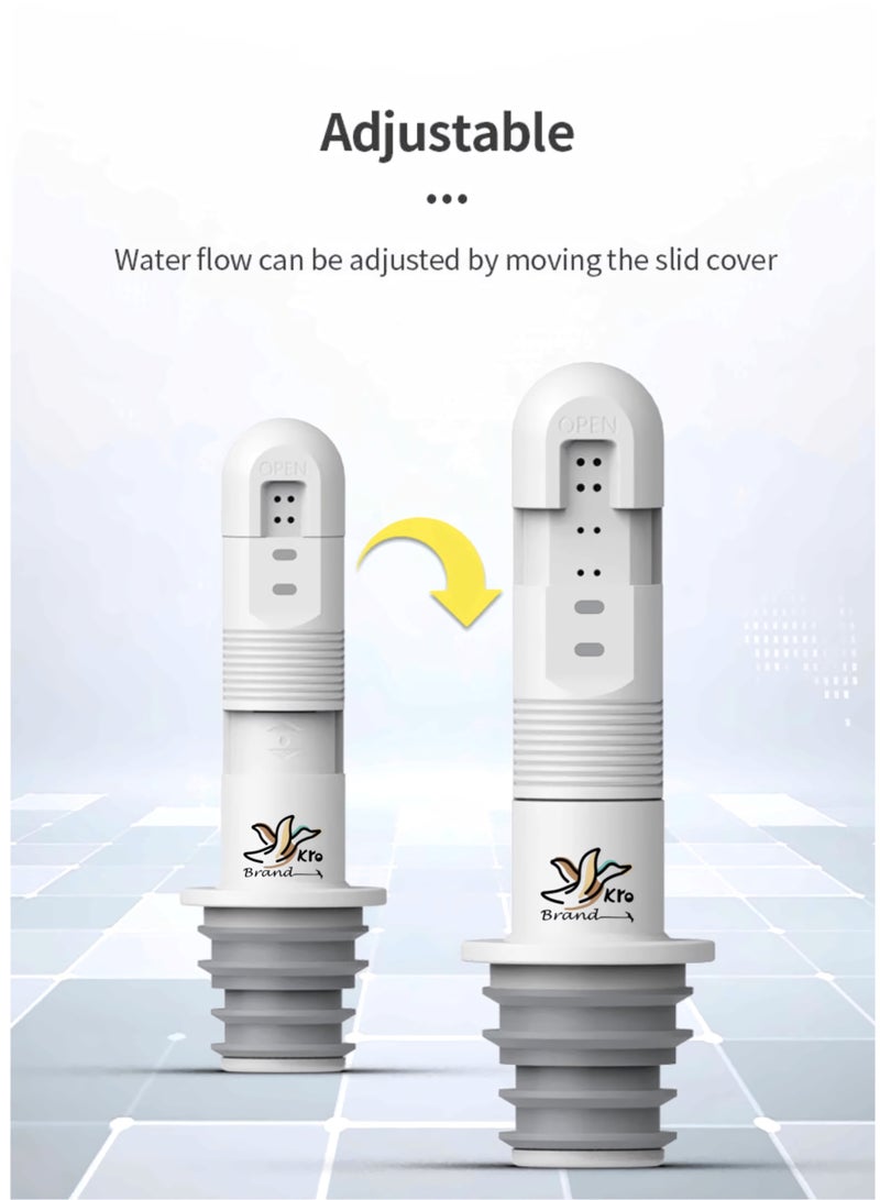 شطاف السفر Portable travel Bidet Attachment for Water Bottles, multiple pressure levels, suitable for all bottles Sizes شطاف المسافر والرحلات Designed for strong pressure  - Image 3
