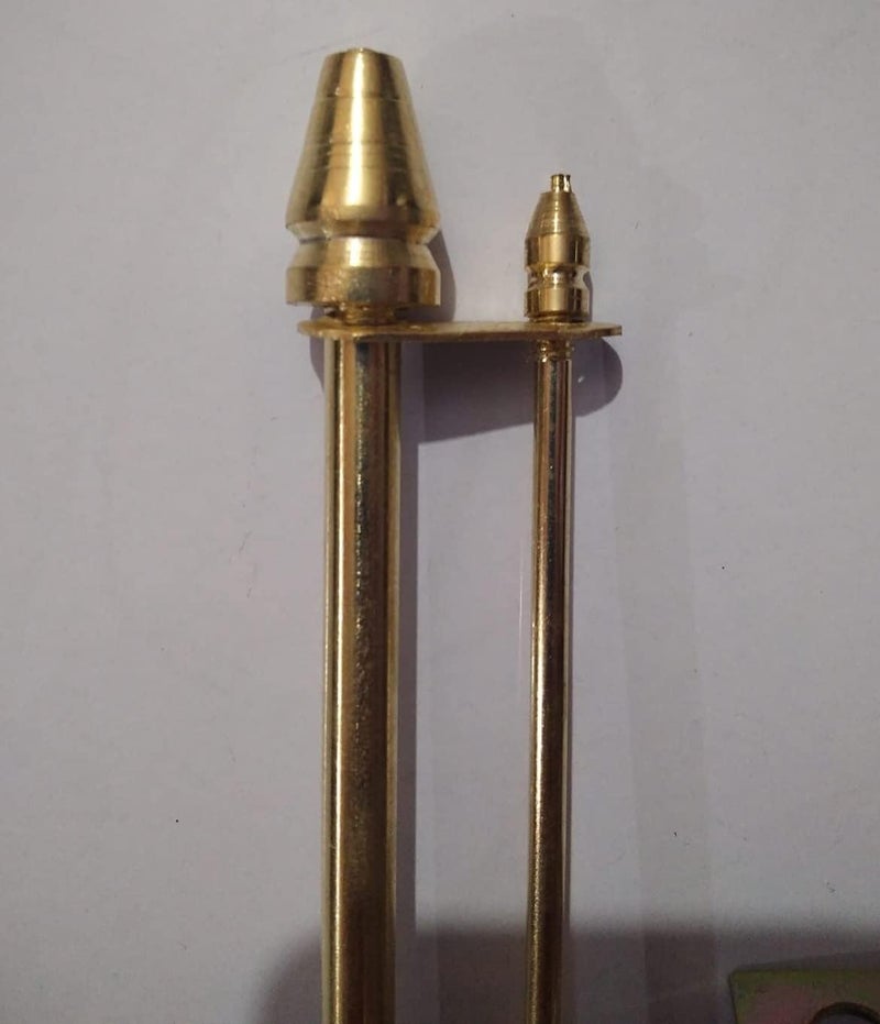 DECTEMS Golden Car Flag Rod – Judgment Rod/Corner Rod (Double Rod) – Universal Fit for All Car Models – Durable and Stylish Vehicle Accessory - Image 4