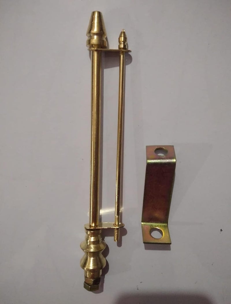 DECTEMS Golden Car Flag Rod – Judgment Rod/Corner Rod (Double Rod) – Universal Fit for All Car Models – Durable and Stylish Vehicle Accessory - Image 1