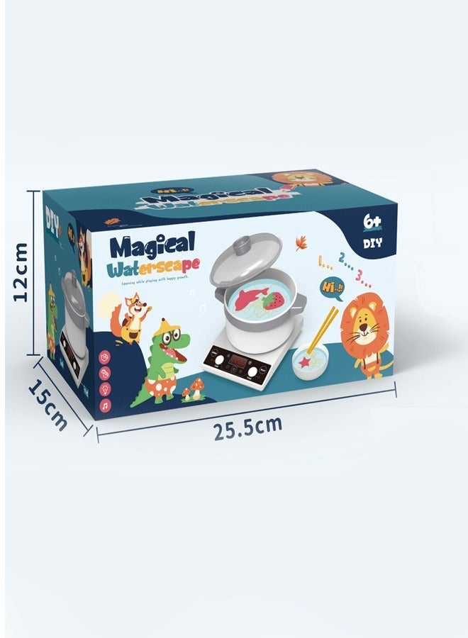 Magic Water Elf Beads Toy Set with Box DIY Maker kit Jelly Sea Animal Creature Sensory Bin Set Toys for Children Over 3 Years Old 12 Colors 16 Molds - Image 5