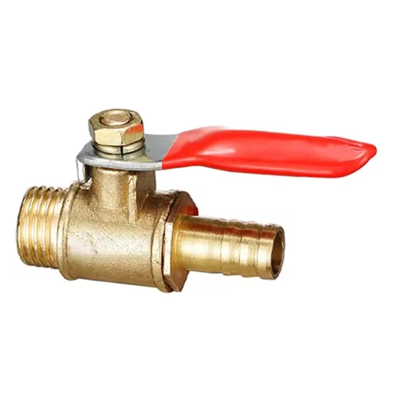 Brass Lever Handle Ball Valve 6pcs 6mm 8mm 10mm 12mm 1 4 3 8 1 2 Inch BSP Male Thread - Image 2
