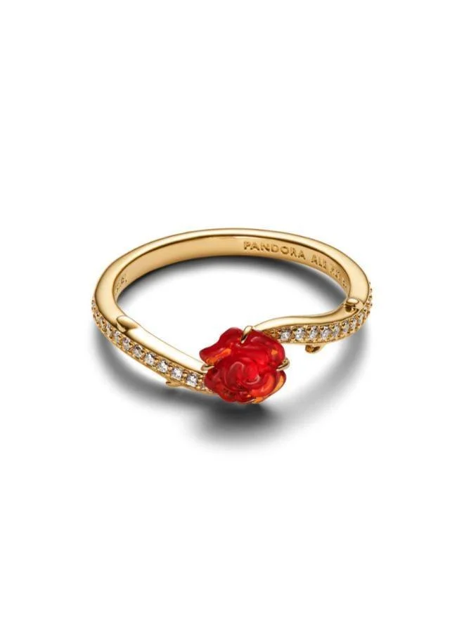 PANDORA Disney Beauty and the Beast Enchanted Rose Ring