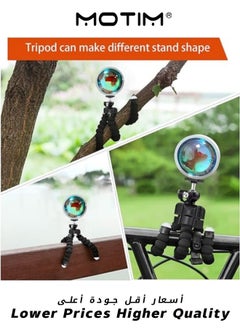 Motim Sunset lamp Projector Sunset Projection lamp Wireless App Control and Remote Control Tripod Sunset Light with Multiple Colors Sunset lamp Bedroom Decor 16 Color Changing and Fade Mode Night Light  - Image 3