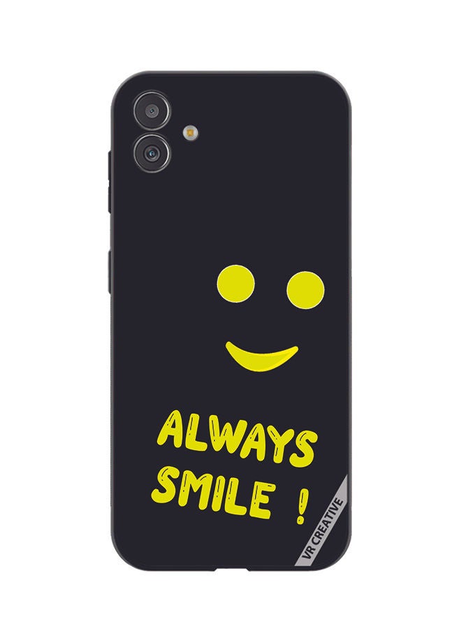 VR CREATIVE Protective Case Cover For Samsung Galaxy F14 Always Smile Design Multicolour - Image 1