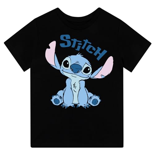 Disney Womens Stitch Shirt | Lilo and Stitch T Shirt | Cotton Tshirts for Women | Short Sleeve Tshirt |Black XS - Image 4