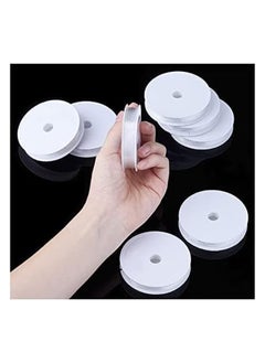 Generic Thickness Clear Elastic Thread, 10M String Roll for Grabmantra Beaded Bracelet Jewelry Making (Elastic Thread 1) 10 Spools  - Image 3