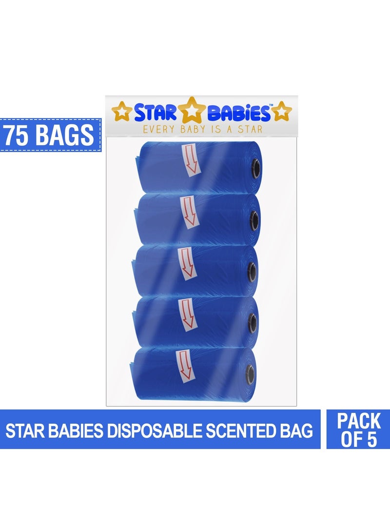 Star Babies Scented Bag - Pack of 5 - Navy Blue - Image 2