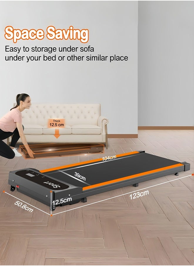 Walking Pad,Under Desk Treadmills for Home,Ultra Slim Under Desk Treadmill, Quiet Motor Portable Walking Pad Running Device for Home and Officewith 110kg Weight Capacity Remote Control LED Display - pzsku/Z211A6658A7038F1A2A12Z/45/_/1728725215/bc2b2b2a-ee8b-4665-94a4-f9451a19d747