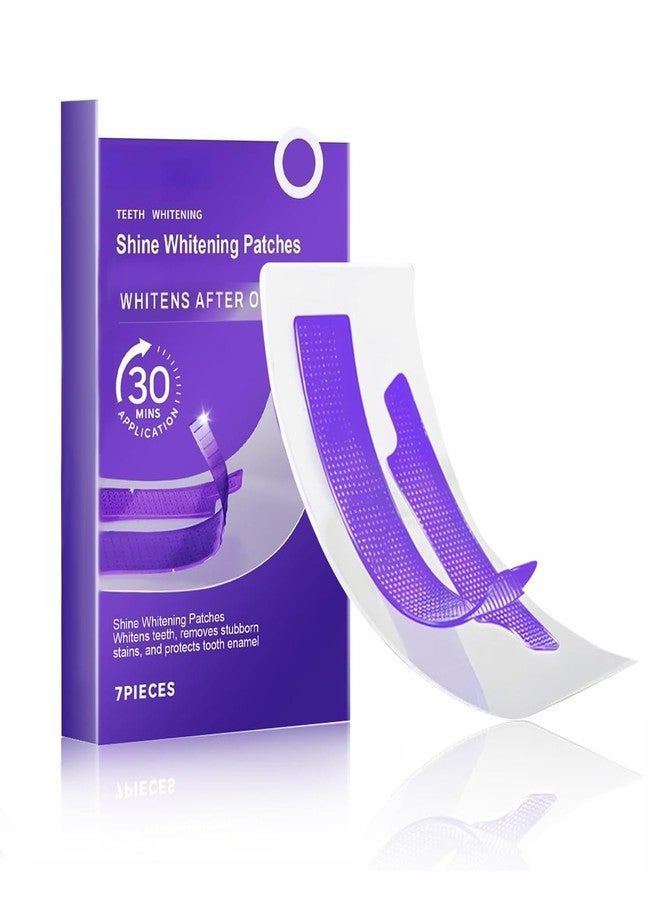 FENNIDICE Teeth Cleaning Patches for Daily Dental Care, Purple Tooth Strips with Colour Correction, Gentle Brightening, Gum Care & Stain Removal, Suitable for Sensitive Teeth—C - Image 1
