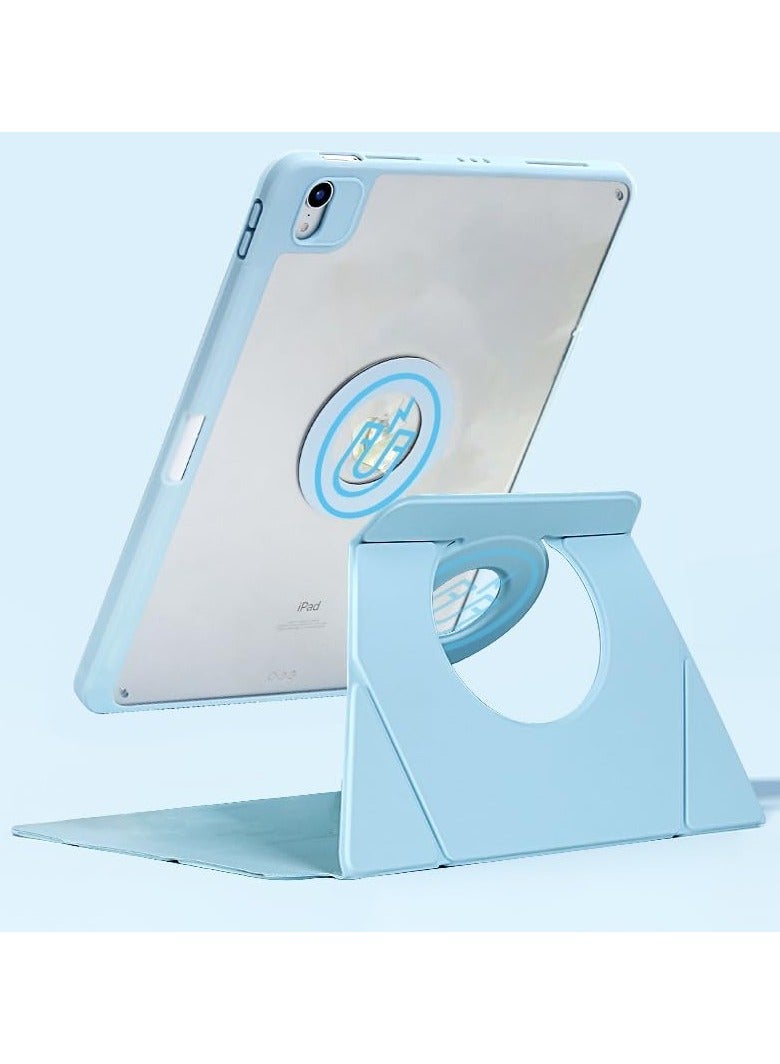 general Magnetic Case Compatible with iPad Air 13 Inch (M2) 2024 Dismantling Vertical Magnetic Ring Rotating Bracket Full Package Protective Cover for iPad Air 13 Inch - Image 4