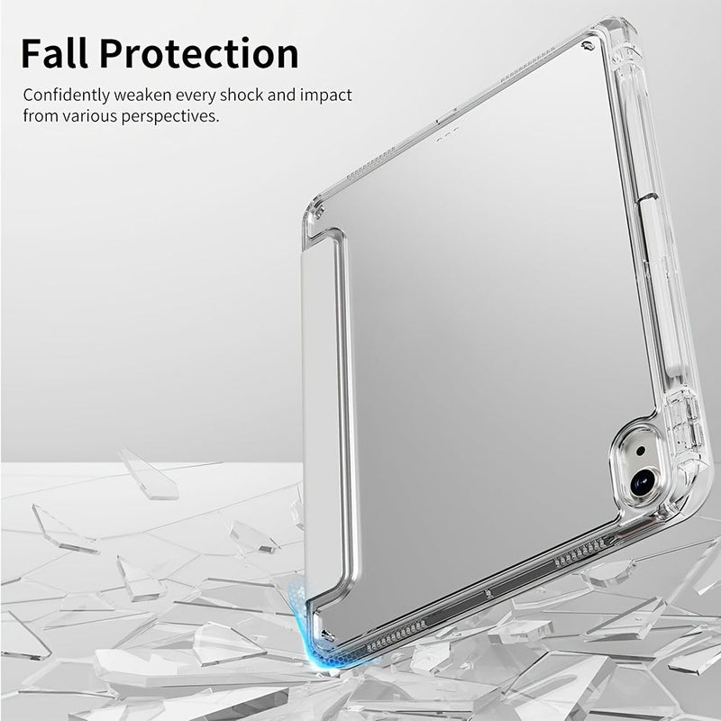 Lightweight Magnetic Stand Case for iPad Pro Air Mini White Ice Blue - Image 4