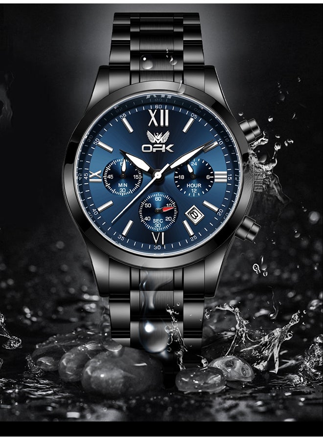 OPK Men'S Watch Waterproof Six-Pin Calendar Multi-Function Quartz Watch 6052 - Image 5