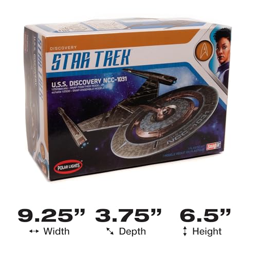Polar Lights مجموعة نموذج بلاستيكي من Polar Lights سفينة الفضاء U.S.S. Discovery NCC-1031 مقياس 1:2500 (POL961M) - Image 5
