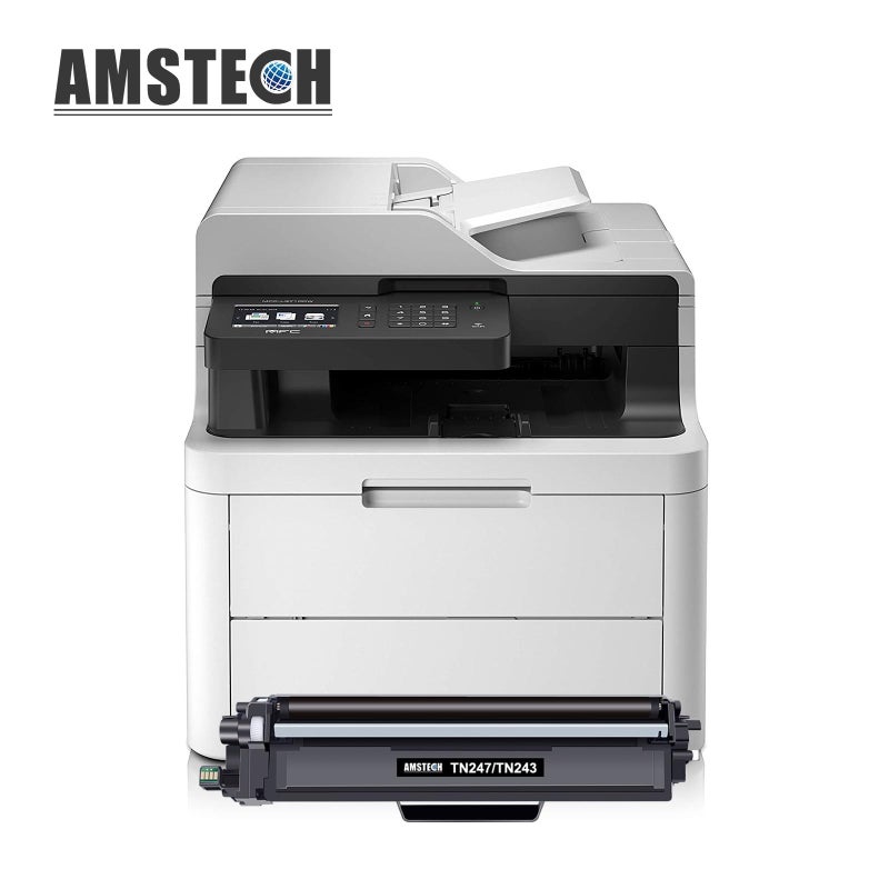 Amstech 4-Packs Compatible for Brother TN-243CMYK Toner Value Pack TN247 Toner for Brother DCP-L3550CDW DCP-L3510CDW HL-L3230CDW HL-L3210CW MFC-L3750CDW MFC-L3770CDW TN243CMYK TN243BK TN243C TN243Y TN243M - Image 2