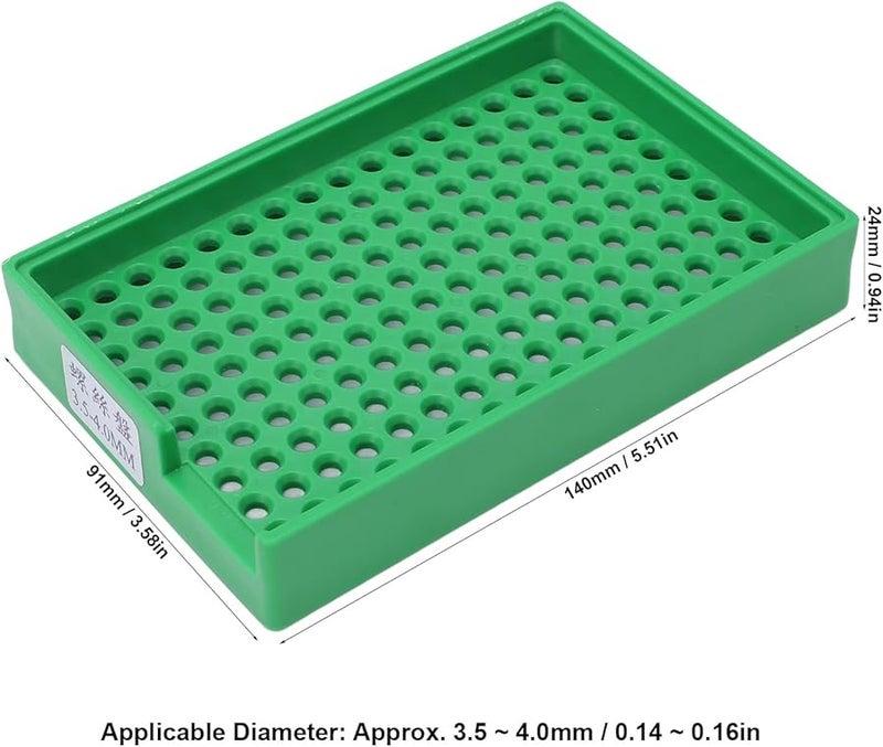 Professional Anti Static Screw Tray Organizer with 160 Holes for 3 5mm 4 0mm Screws PP Material Workbench Storage Container - Image 3