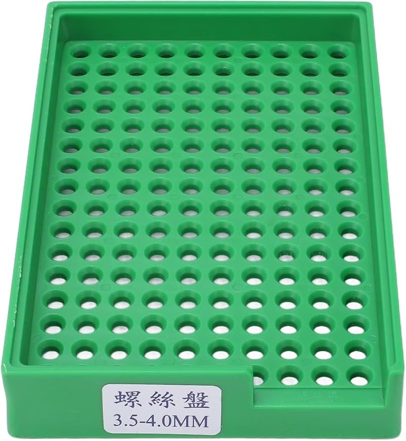 Professional Anti Static Screw Tray Organizer with 160 Holes for 3 5mm 4 0mm Screws PP Material Workbench Storage Container - Image 1