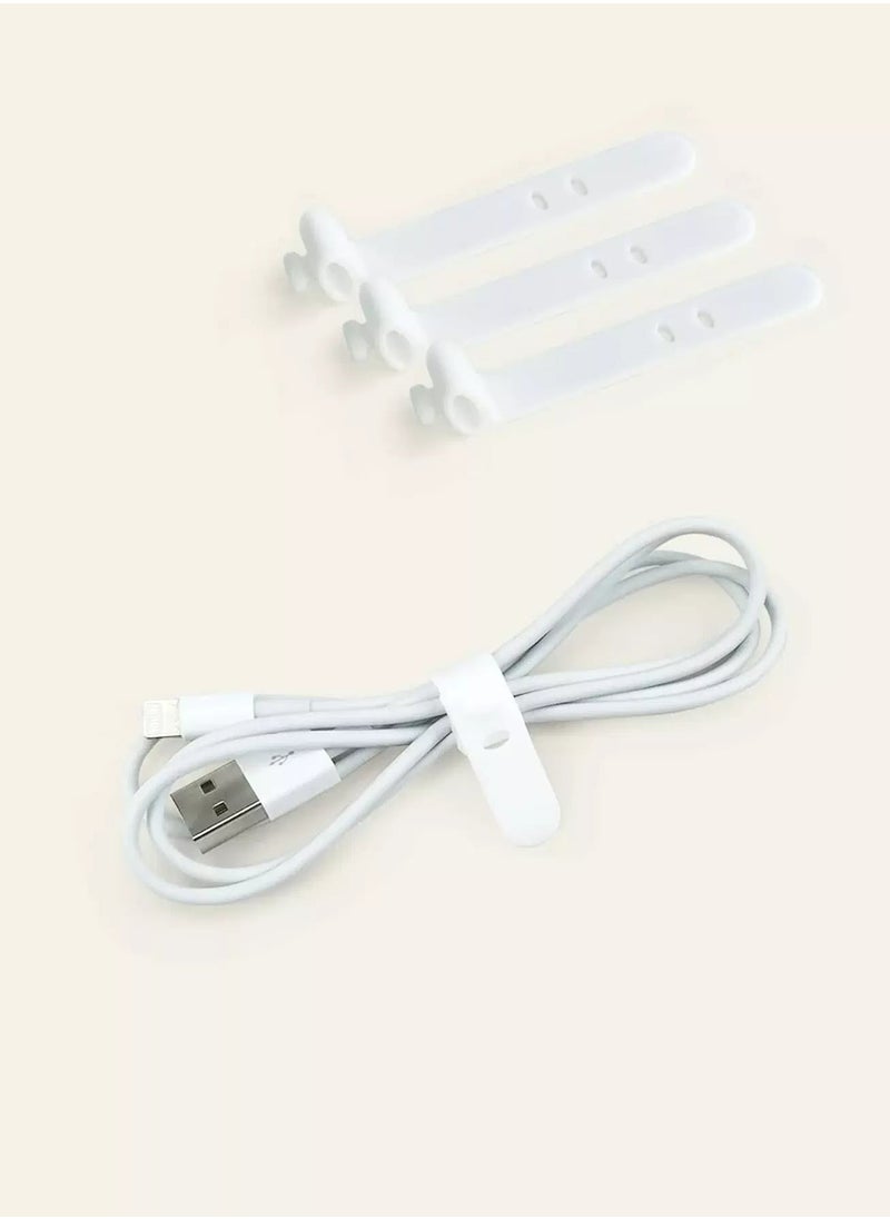 Generic 4pcs Silicone Data Cable Organizer  - Image 1