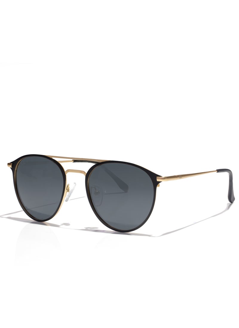 selfie Selfie Polarized Black Lense Black Metal Frame Sunglasses, SE8260-C3  - Image 2