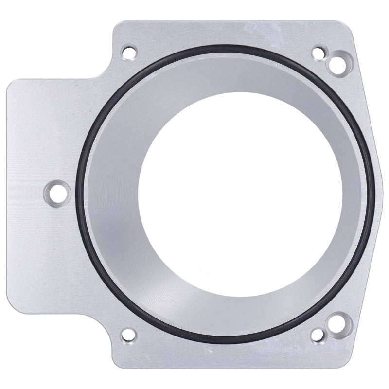 3.6 بوصة محول مساحة جسم دواسة مجرد الدخل مناسب لـ GM GEN III LS1 LS2 LS6 LSX LS4 فضي - Image 3
