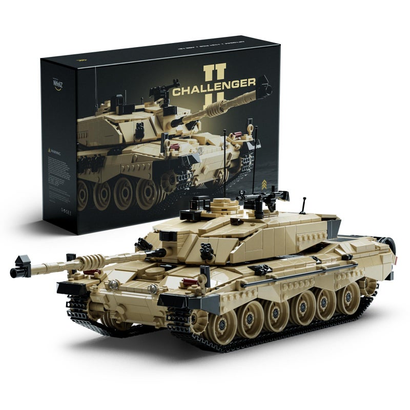 Nifeliz Challenger 2 Tank Model Set British Main Battle Tank Building Set for Adults Military Building Model for Build and Display Collectible Gift for Military Enthusiasts 1761 PCS NF10344 - Image 3