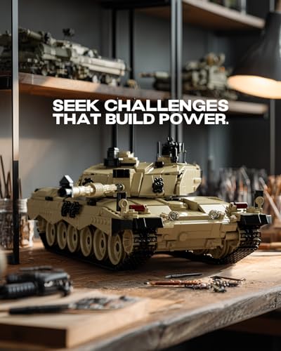 Nifeliz Challenger 2 Tank Model Set British Main Battle Tank Building Set for Adults Military Building Model for Build and Display Collectible Gift for Military Enthusiasts 1761 PCS NF10344 - Image 5
