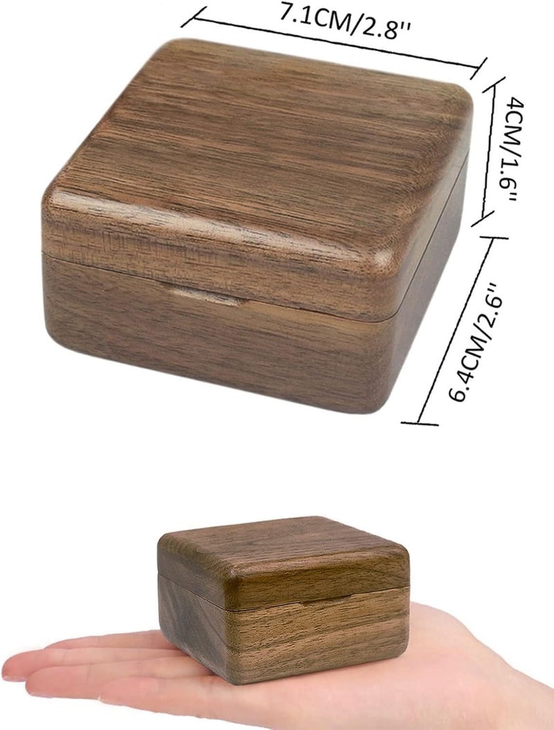 Sinzyo Music Box Vintage Wood Carved Mechanism Musical Boxs Gift for Birthday Valentine's Day Christmas Day(A Thousand Years-Walnut Wood Box) - Image 5