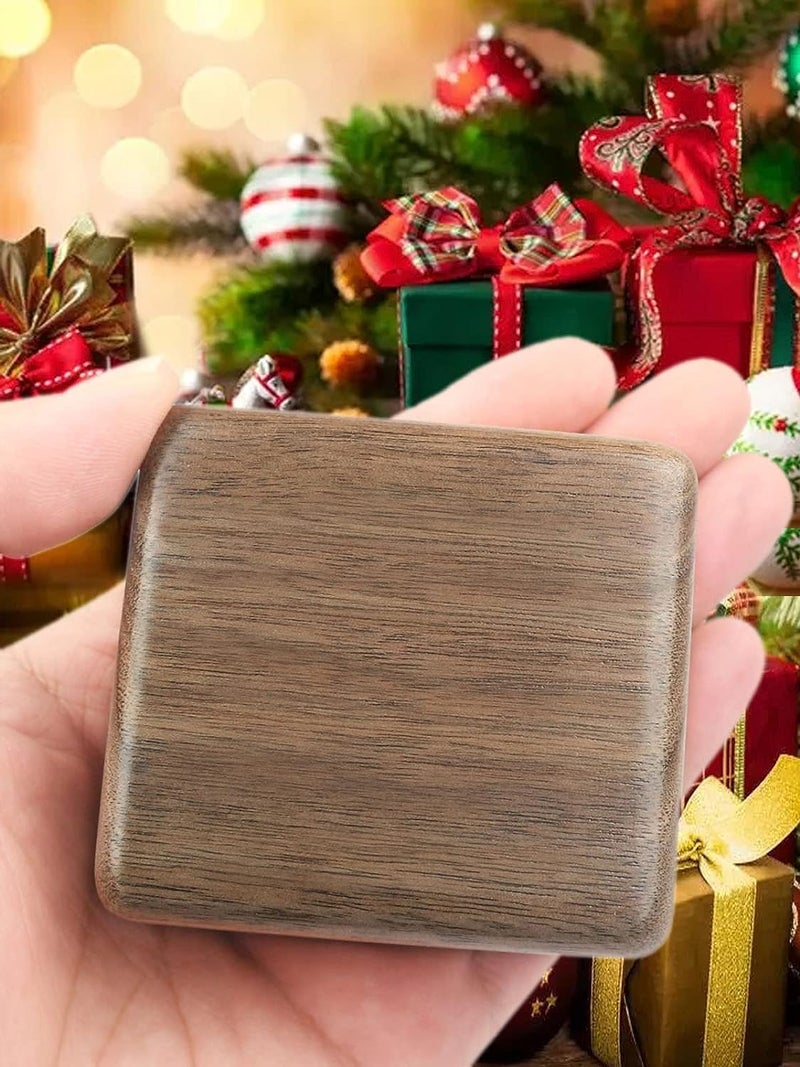 Sinzyo Music Box Vintage Wood Carved Mechanism Musical Boxs Gift for Birthday Valentine's Day Christmas Day(A Thousand Years-Walnut Wood Box) - Image 2