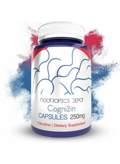 Cognizin Citicoline Capsules | 60 Count | Choline Supplement | Brain Health Supplement | Regulates Memory And Cognitive Function | Supports Attention, Focus And Recall