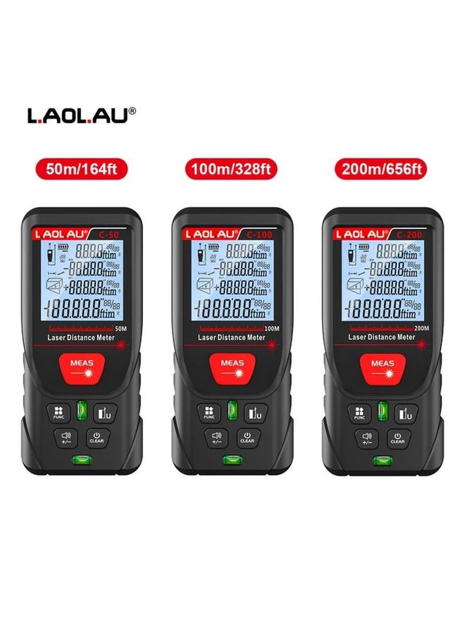 Laser Distance Meter 200M 656FT High Precision Multifunctional Measuring Tool - Image 2