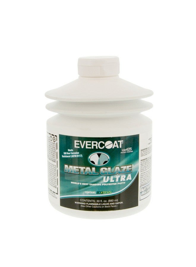 معجون إيفر كوت ميتال جليز ألترا بوليستر للألياف الزجاجية والألمنيوم والصلب والمزيد - 30 أونصة سائلة