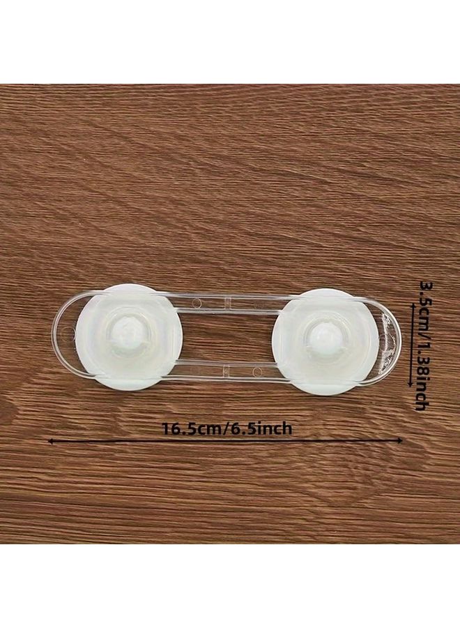 10pcs Multi Functional Safety Hasps Anti Pinch Drawer Locks Soft Strap Toilet Lock - Image 3