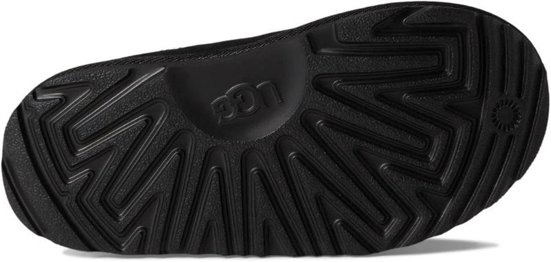 UGG Unisex Kid's T Tasman II Slipper in Black - Image 3