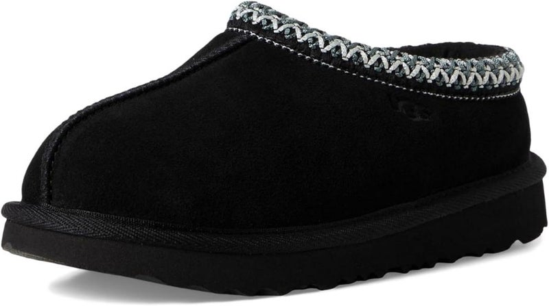 UGG Unisex Kid's T Tasman II Slipper in Black - Image 1