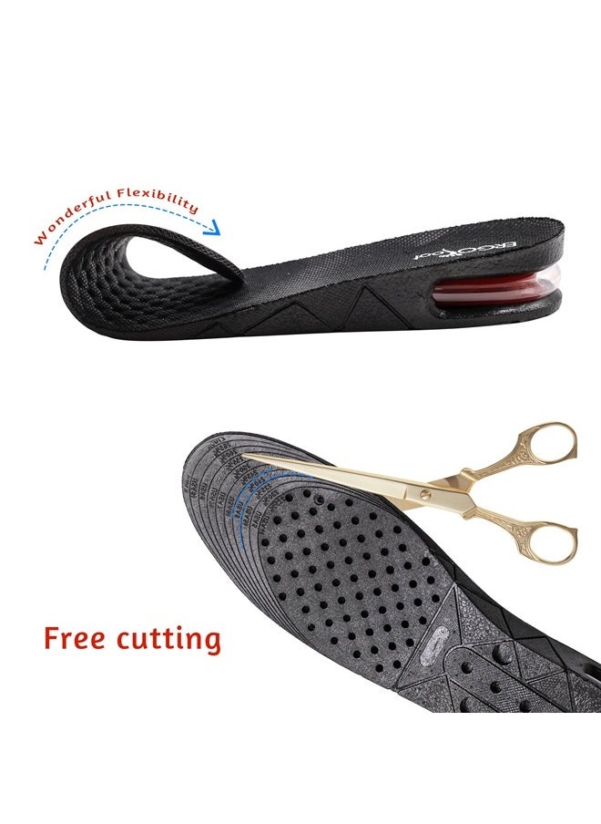 ERGOfoot - Height Increase Insoles 3-Layer 2.75 inch Air Cushion Taller Shoes Insoles Heel Insert for Men and Women by ERGOfoot - Image 1