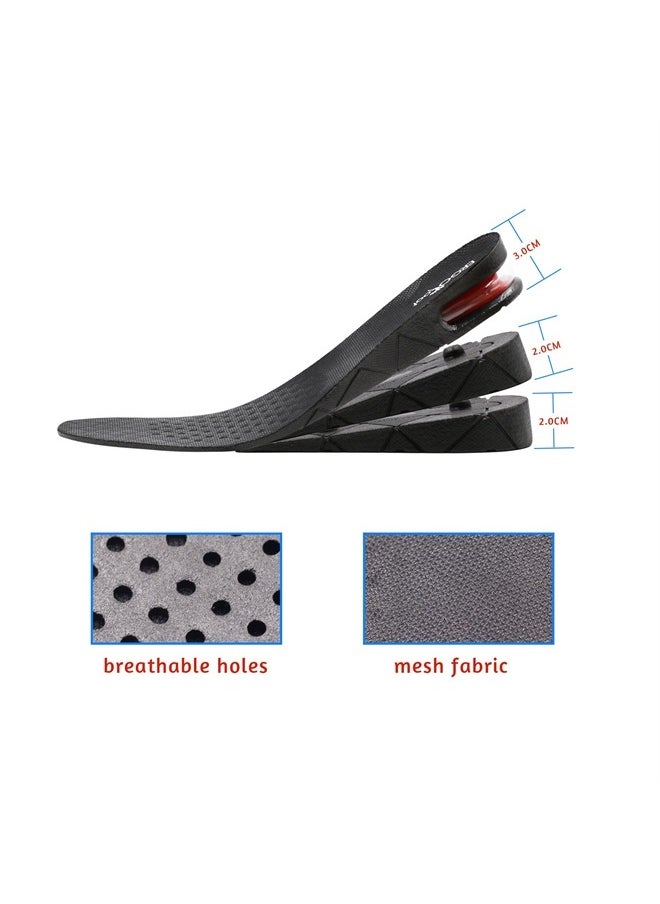 ERGOfoot - Height Increase Insoles 3-Layer 2.75 inch Air Cushion Taller Shoes Insoles Heel Insert for Men and Women by ERGOfoot - Image 1