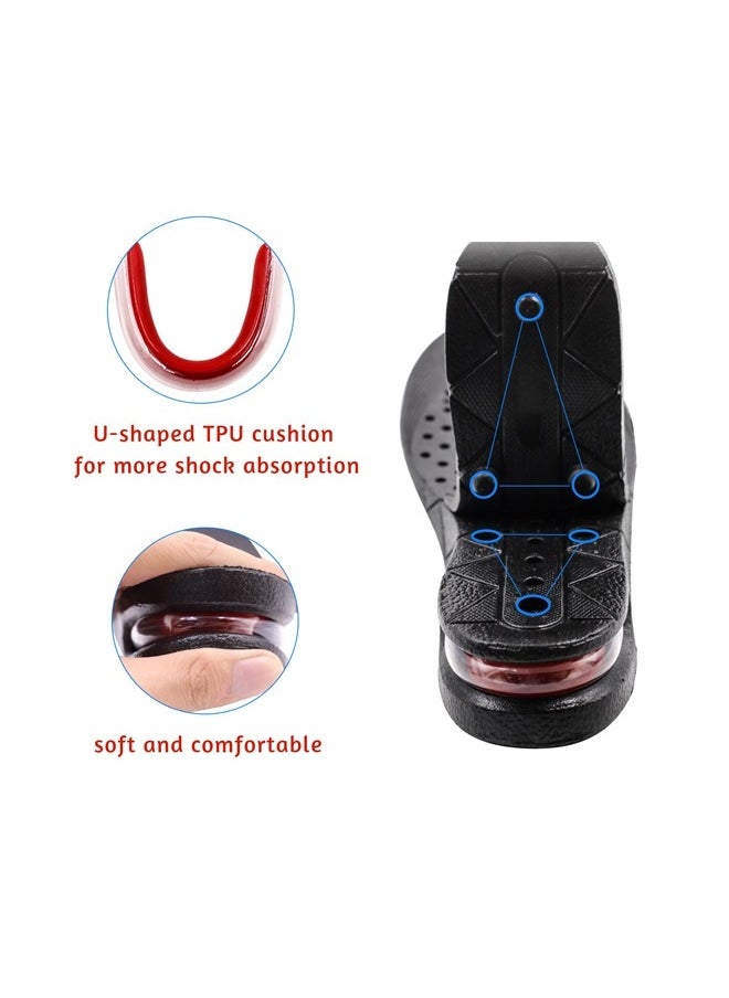ERGOfoot - Height Increase Insoles 3-Layer 2.75 inch Air Cushion Taller Shoes Insoles Heel Insert for Men and Women by ERGOfoot - Image 1