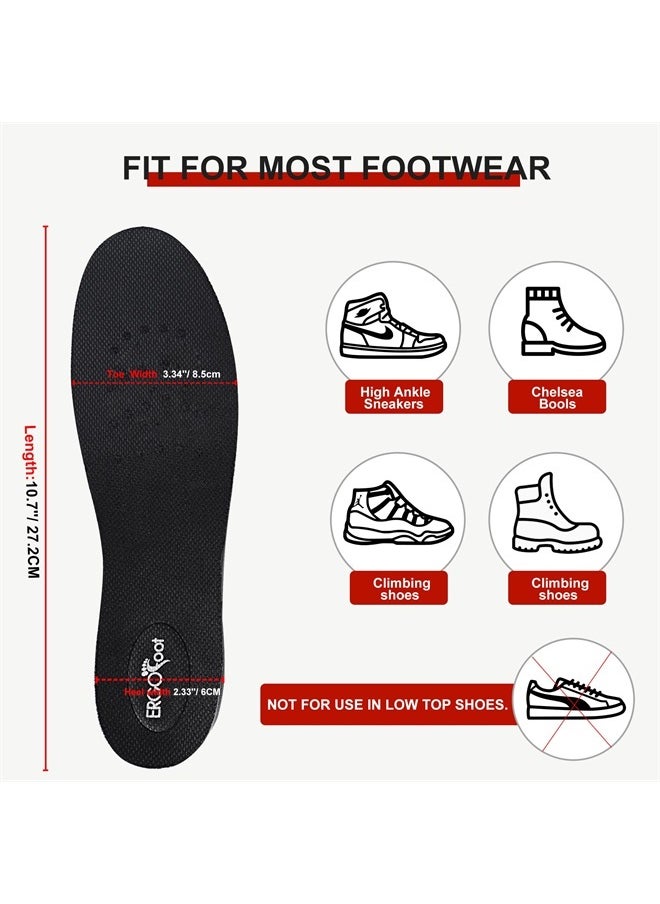 ERGOfoot - Height Increase Insoles 3-Layer 2.75 inch Air Cushion Taller Shoes Insoles Heel Insert for Men and Women by ERGOfoot - Image 1