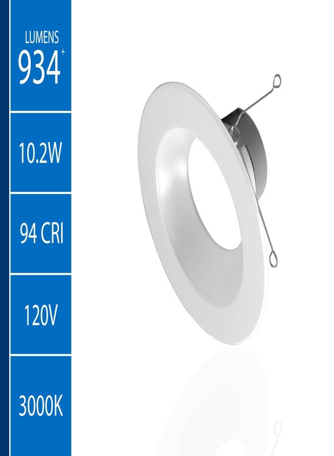 NICOR Lighting DLR566091203KWH DLR56(v6) 5/6-inch White 900 Lumen 3000K Recessed LED Downlight - Image 2