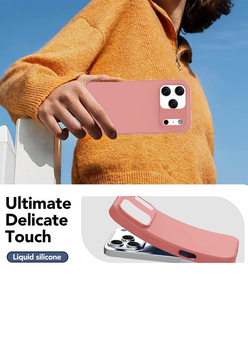 Raxoom Apple iPhone 17 Pro 5G 2025 Soft Liquid Silicone Case Cover (Model MCRPSN) in Elegant Pink â€“ Slim, Lightweight, Shock-Absorbent Protective Phone Case with Precise Cutouts and Comfortable Grip - Image 2